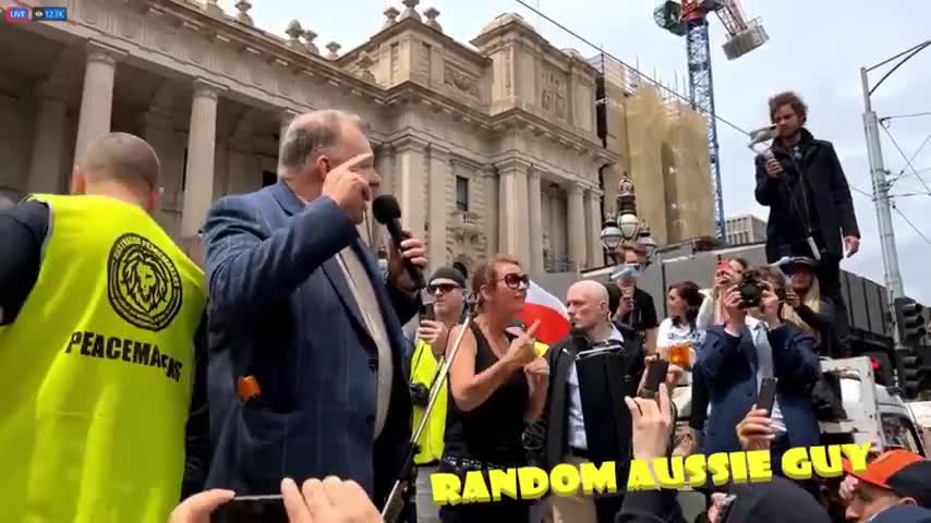 Craig Kelly speaks at Melbourne rally - kill the bill