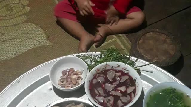 Everyone is still having dinner