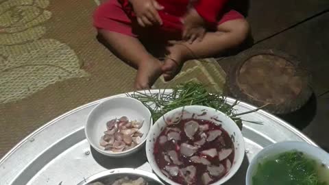 Everyone is still having dinner