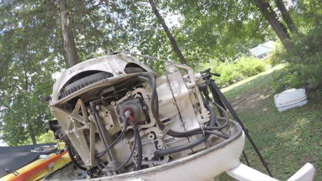 1959 Johnson 35hp Super Seahorse RDS-21 part 1