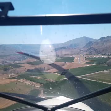 Landing at Chelan, Washington State