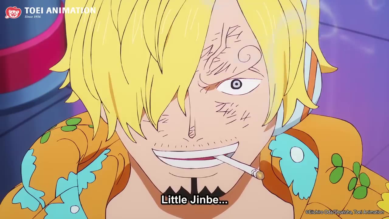 Sanji Takes An Attack Head On, Applied Directly To His Forehead | One Piece