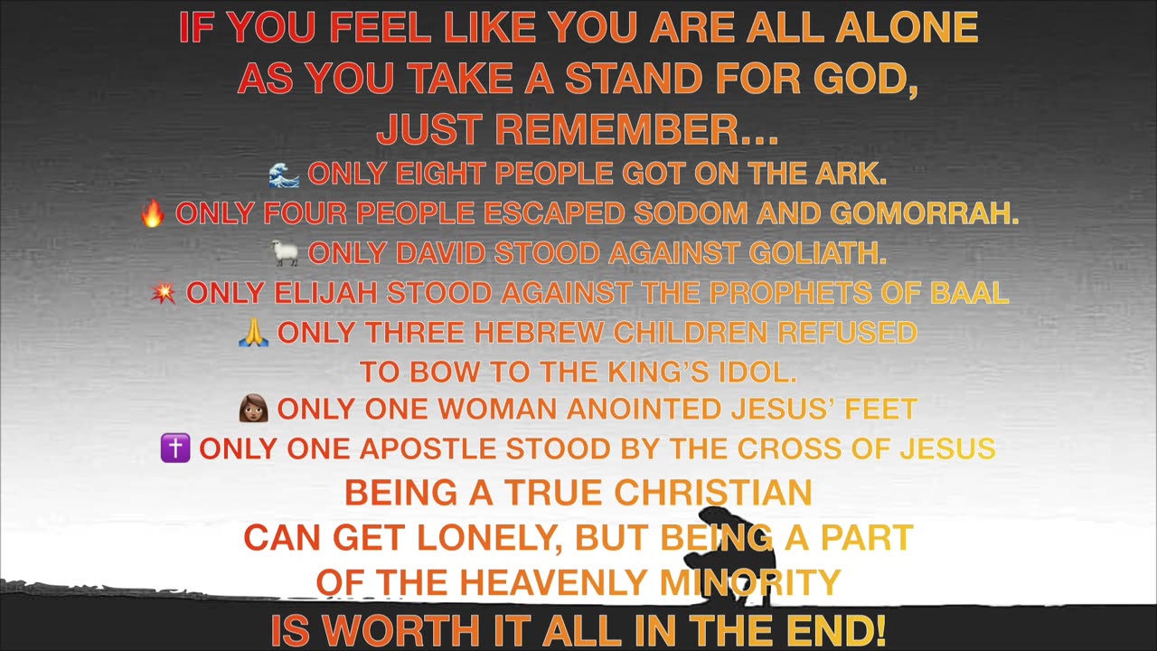 You are not alone...