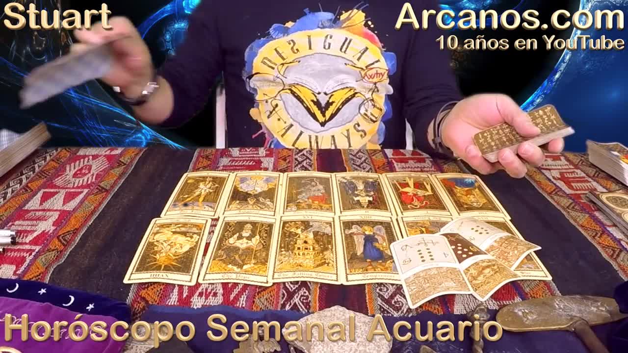 ACUARIO MARZO 2018-10-4 al 10 Mar 2018-Amor Solteros Parejas Dinero Trabajo-ARCANOS.COM