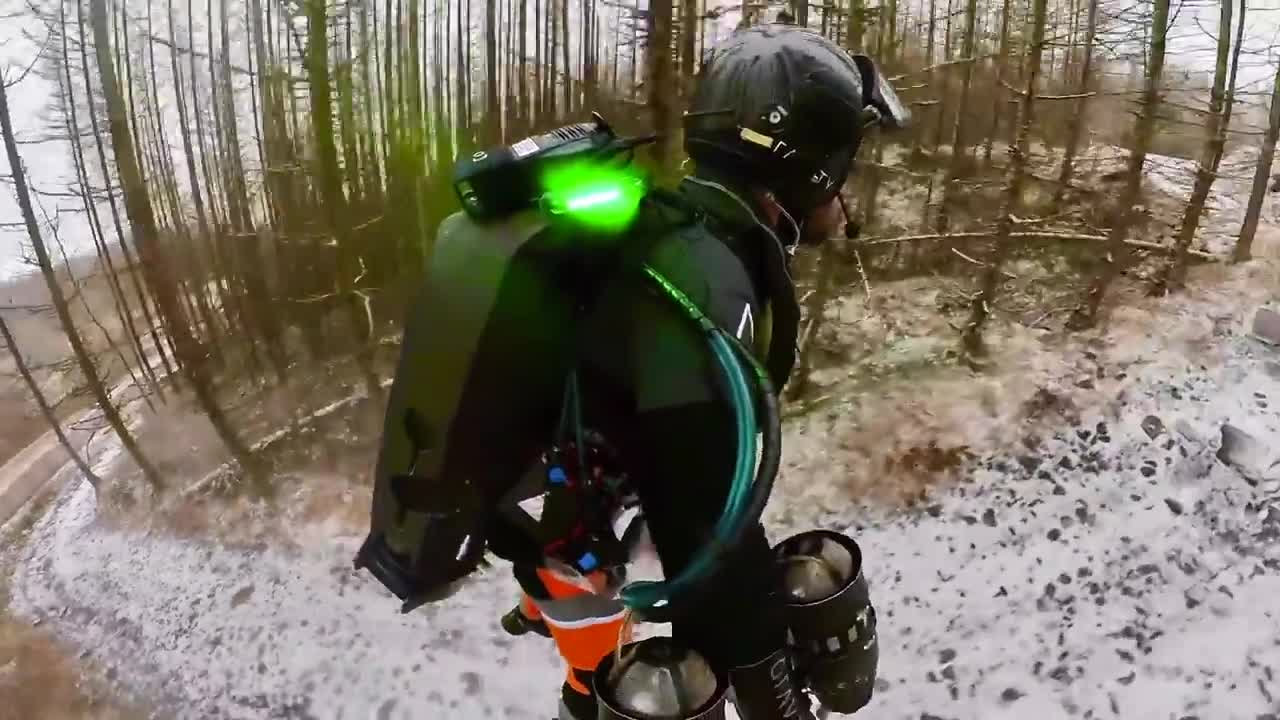 BBC Top Gear Jet Suit Race - One Shot!