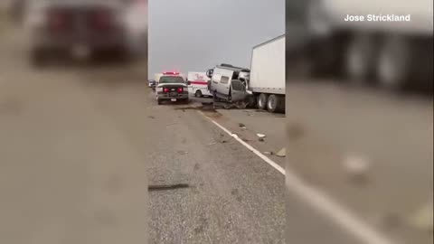 6 dead after pileup on Montana highway following dust storm