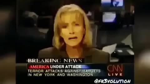 News footage from September 11, 2001