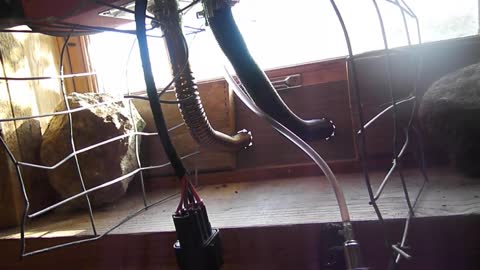 Chinese Diesel Air Heater - Removable Window Installation