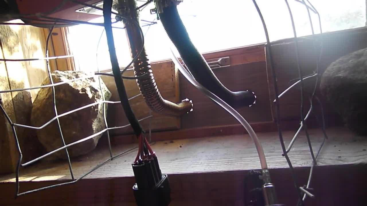 Chinese Diesel Air Heater - Removable Window Installation