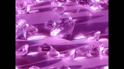 Violet diamond dancing
