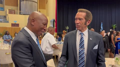 Julius_S_Malema with the former President of Botswana