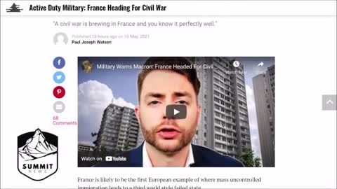 BREAKING : In 24 Hours Over 229,000 French Citizens Show Support For Armies Civil War WARNING !!