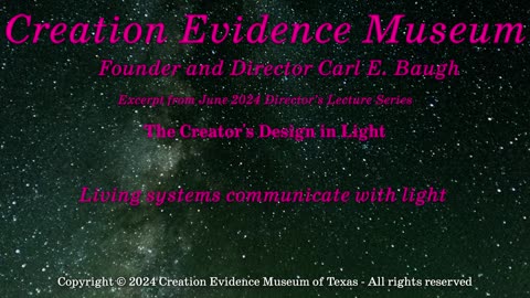 Living systems communicate with light