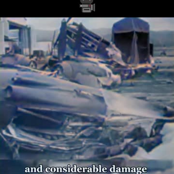 Pearl Harbor as Fighting Started - December 7, 1941 COLOURIZED Footage 🇺🇸⚔️🎥