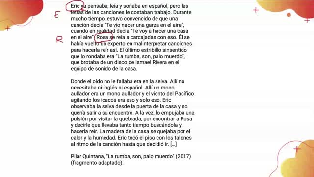 ¿COMO RECONOZCO UN TEXTO NARRATIVO?