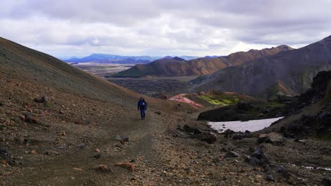 Hiking 80km the Laugavegur Trail in Iceland