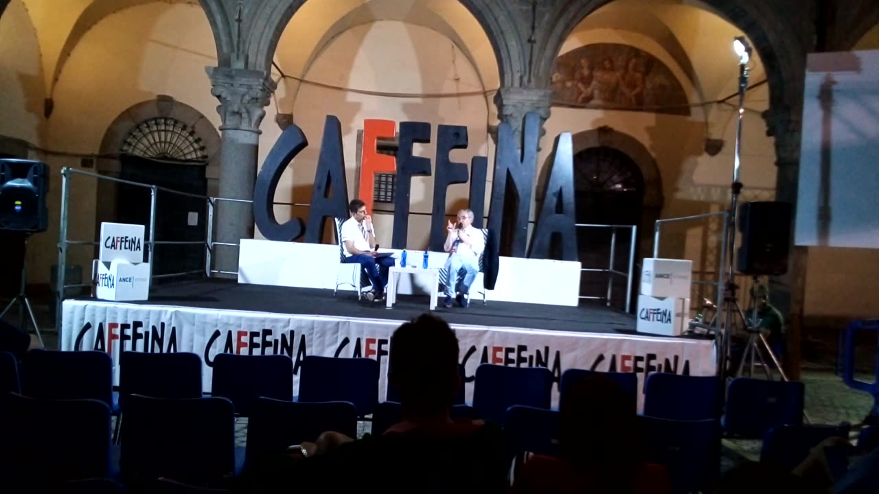 Valter Biscotti su Mino Pecorelli, Caffeina 2019, Viterbo. Alessio Colotti.