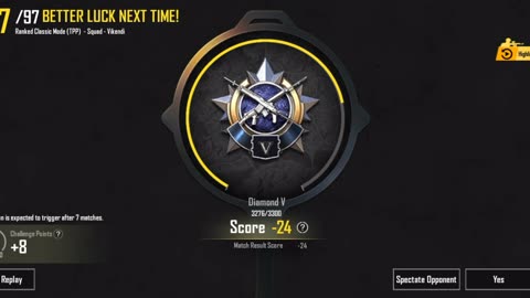 Pubg BGMI Heartbreaking Loss: Diamond to Rank Down in PUBG BGMI Grind!