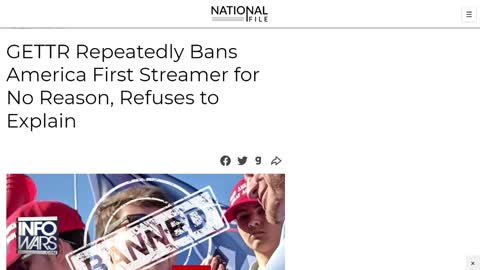 GETTR Bans Nick Fuentes From Platform With no explanation