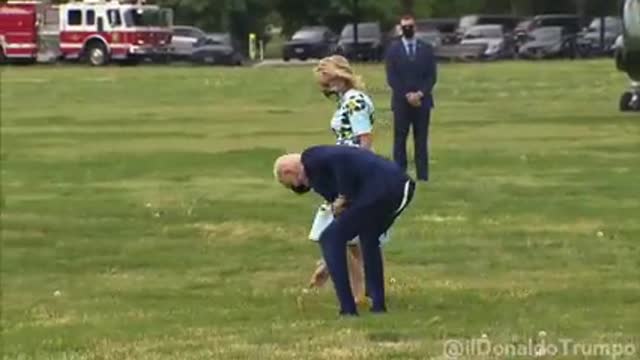 JOE Biden diaper pops out