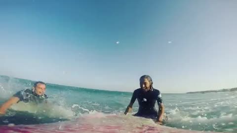 When you surf into your friend fail