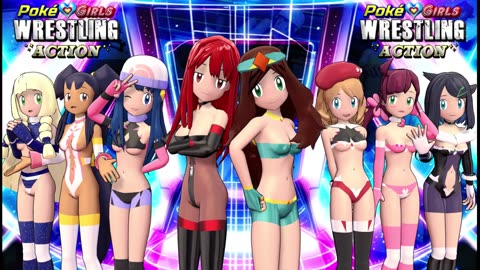 Poke' Girls Wrestling Action - First Trailer!