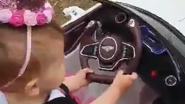 when lexi was 1 year old driving her first car