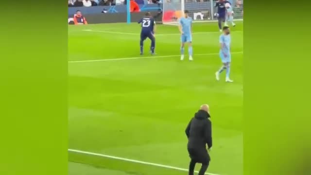 Pep's Reaction on Karim the Dream's Goal