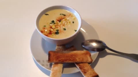 QUICK AND EASY SWEET CORN CREAM RECIPE - RECETTE DE CREME DE MAÏS DOUX FACILE ET RAPIDE
