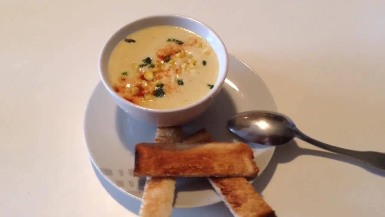 QUICK AND EASY SWEET CORN CREAM RECIPE - RECETTE DE CREME DE MAÏS DOUX FACILE ET RAPIDE