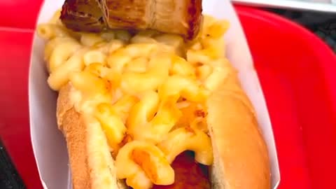 Grilled sausage sandwich