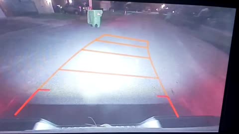 Back up cam night