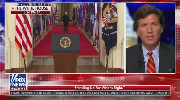 Tucker Carlson Reacts LIVE to Biden Speech — Internet ERUPTS