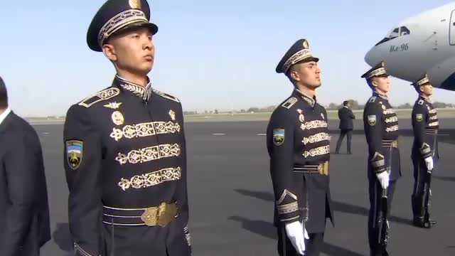 Putin has arrived for the Shanghai Cooperation Organization summit.