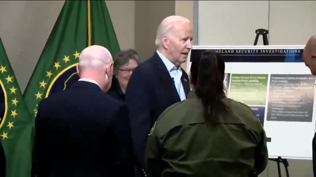 Biden lost again "I better stand at my mark."