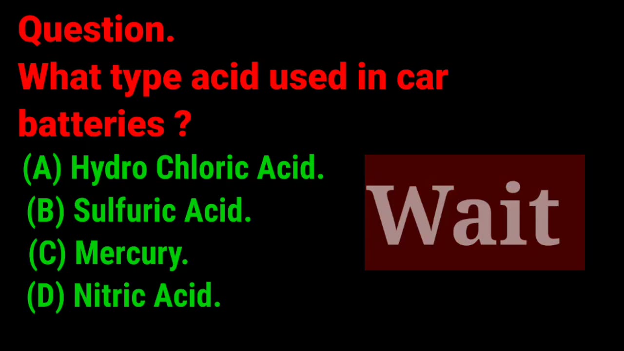 acid used in car batteries