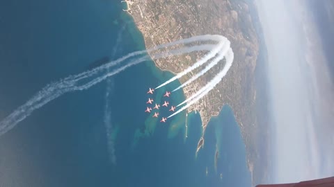 Looping with the Red Arrows in Greece