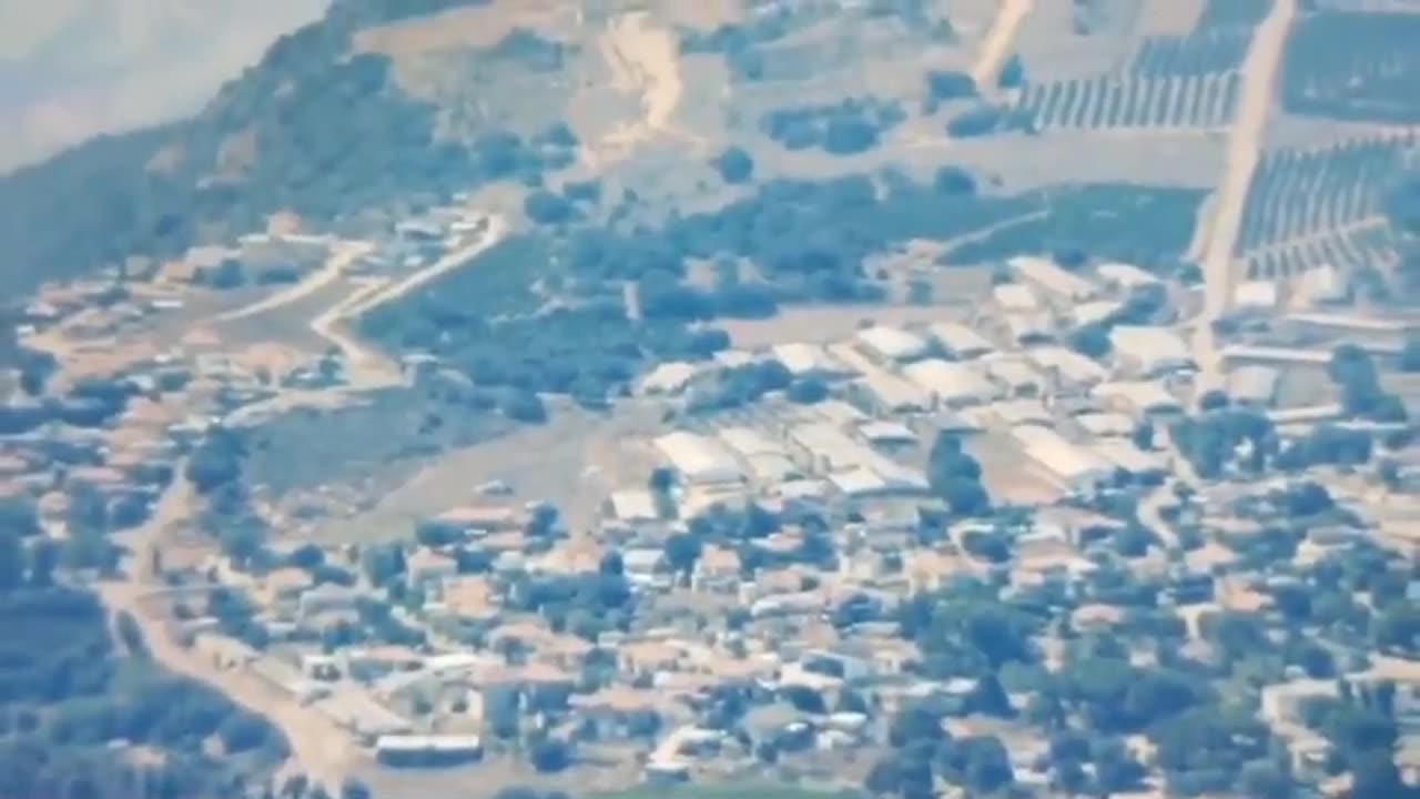 Video of the interception of a Hezbollah drone over the Ramim village earlier