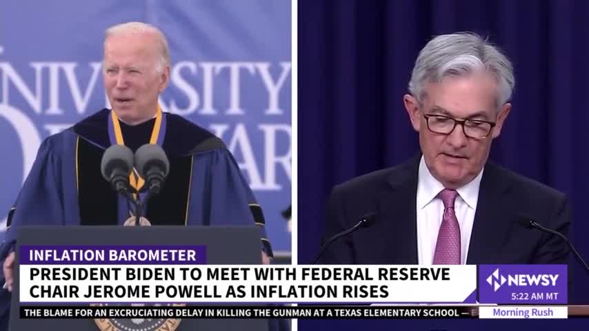 President Biden To Meet With Fed Chair As Inflation Bites Pocketbooks