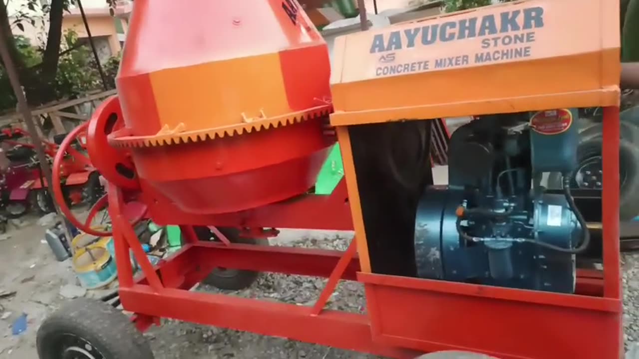 concrete mixture machine