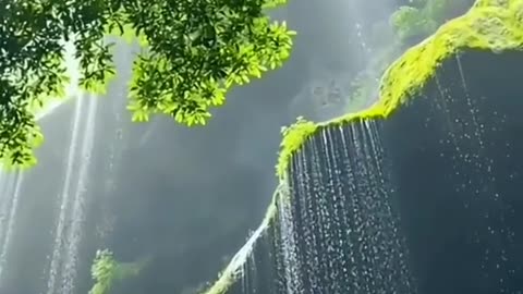 Umbrella waterfall