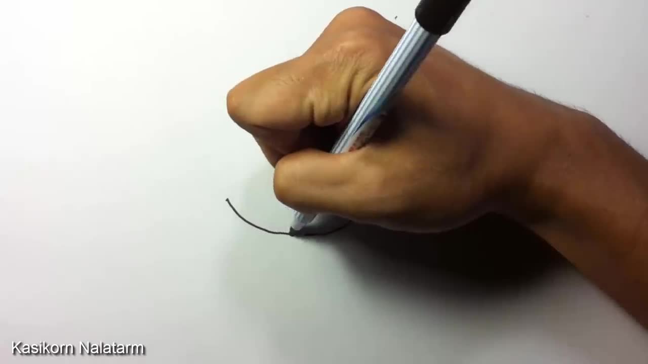 How to turn Numbers 1-5 into the cartoon bird