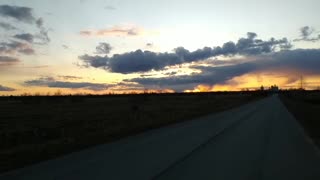 sunset is very beautiful