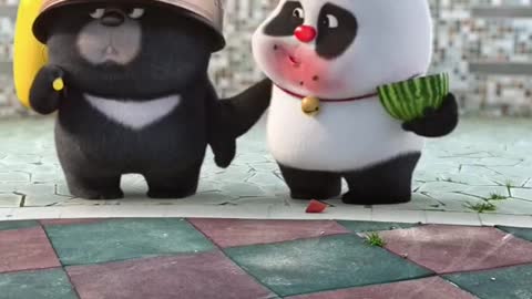 Our friendship...# panda funny anime