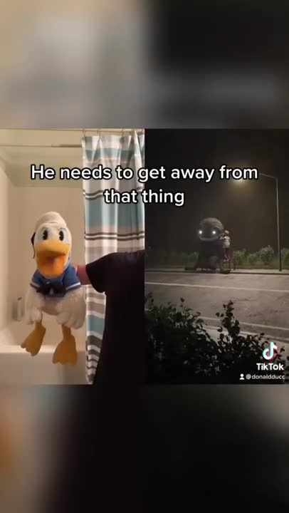 Donald Duck hates being scared #shorts