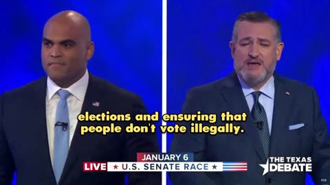 Ted Cruz Responds After Dem Opponent Calls Him A 'Threat To Democracy'