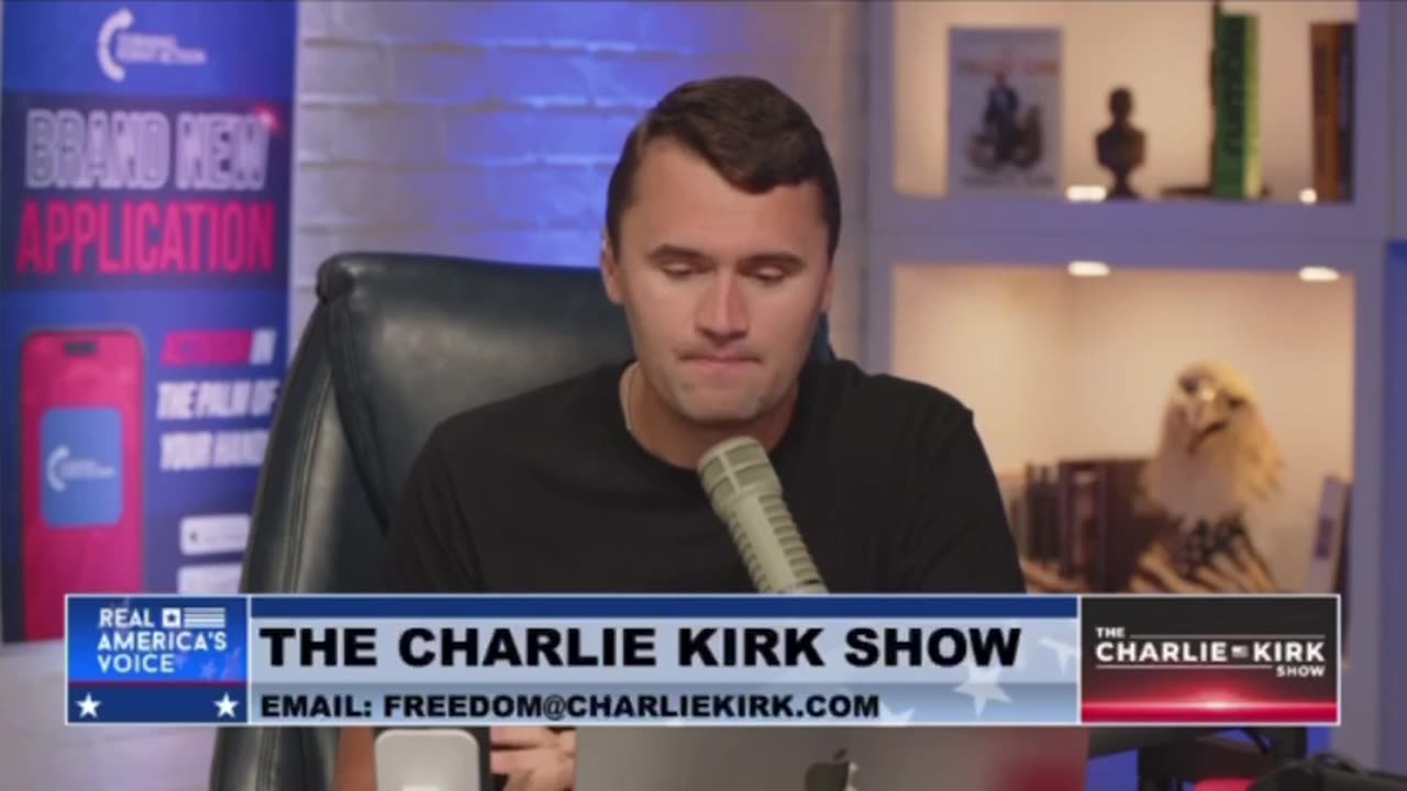 Charlie Kirk on Kamala: "She is in charge of this market collapse"