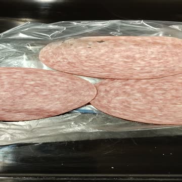 Eating Salami From Dearborn Italian Bakery, Dbn, MI, 10/22/23