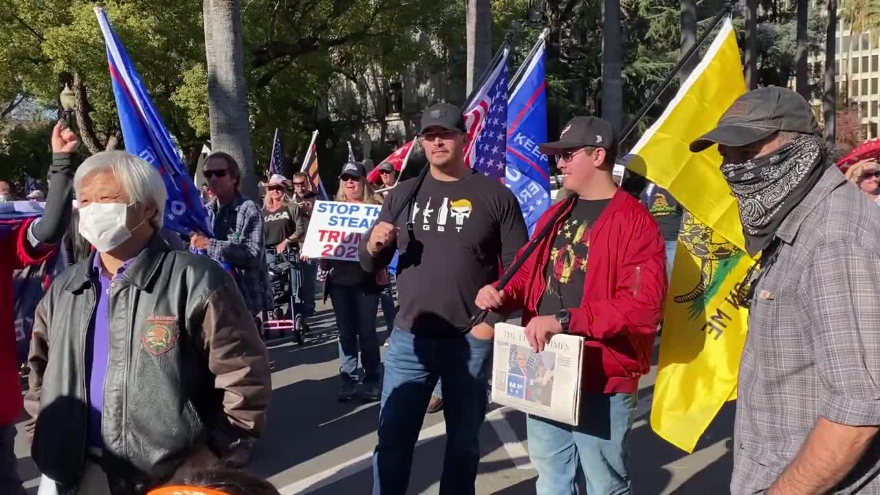 StopTheSteal _ California State Capitol Protest Sacramento, CA Week 4 November 28, 2020 IMG 2820