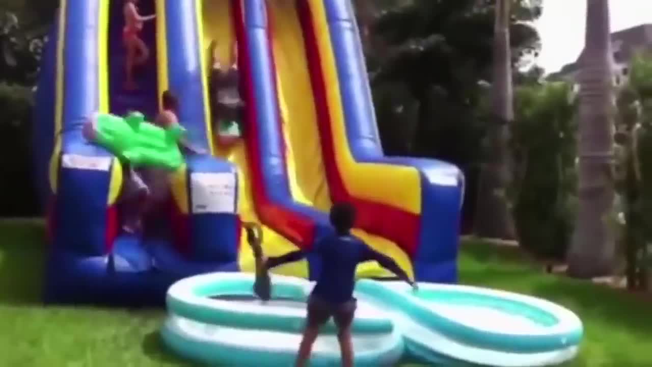 Funny Water Slide Fails